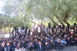 ضمن برامج مركز النور للمكفوفين رحلة ترويحية لطلابه المكفوفين